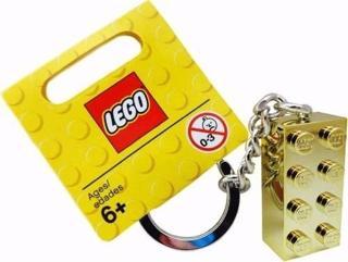 LEGO Brick 850808 Altın 2x4 Anahtarlık +6 Yaş (1 Parça)