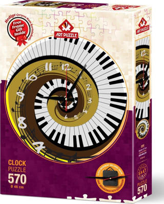 Art Puzzle 570 Parça Puzzle Zamanın Ritmi Saat 5006