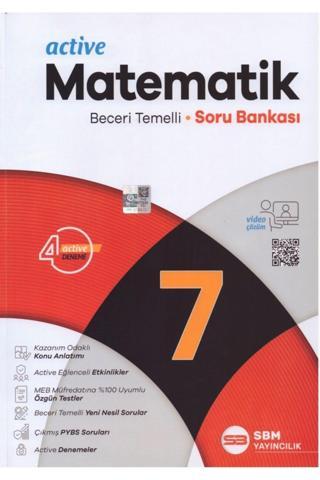 Sbm 7.Sınıf Active Matematik Soru Bankası - Sbm Yayıncılık - Sbm Yayınları