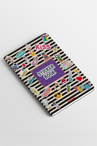 LeColor Sticker Book 756 Adet Renkli Etiket Kiss