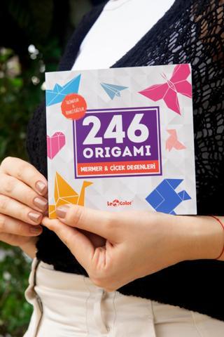 LeColor Origami 246 Kağıt Katlama Sanatı Mermer / Çiçek