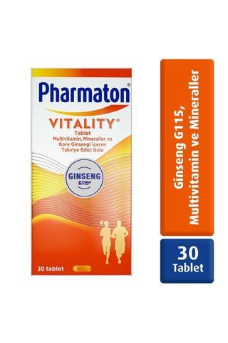 Pharmaton Vitality 30 Tablet - Ginseng G115, Multivitamin Ve Mineraller