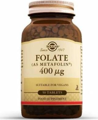 Solgar Folate As Metafolin 400 Mg 50 Kapsül