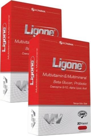 Rcfarma Ligone Beta-Glucan Probiotic Multivitamin 30 Kapsül 2 Kutu