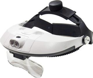 Nikula Şapka Tipi Led Işıklı Büyüteç Gözlük 9X Zoom 5 Lens Kafa Lambası