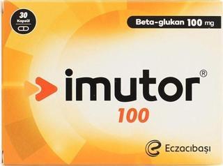 İmutor Beta Glukan 100 Mg 30 Kapsül 8699586152290