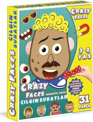DiyToy Çılgın Suratlar Manyetik Oyun