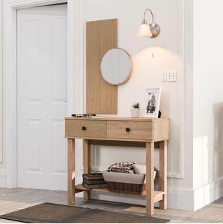 Mezza 6014 Garda Mdf Profil Ayaklı 2 Çekmeceli Aynalı Dresuar Sepet Yunus