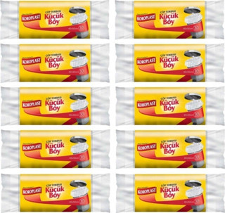 Koroplast Güçlü Küçük Boy 30Lu Çöp Torbası X 10 Paket