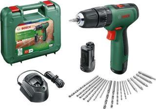 Bosch EasyImpact 1200 Akülü Darbeli Delme/Vidalama Makinesi 2x2.0Ah Çift Akü Şarj Aleti 19 Parça Aksesuar Seti Plastik Ç