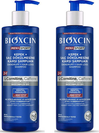 Bioxcin Men Sport Kepek Ve Saç Dökülmesine Karşı Şampuan 500 ml 2 ADET