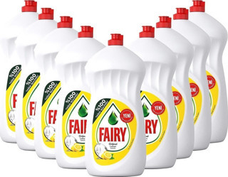 Fairy Limonlu 9'Lu Sıvı Bulaşık Deterjanı 1350 Ml 8681002963320