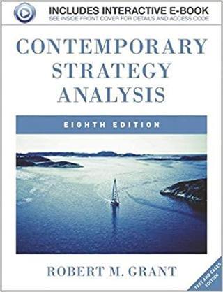 Contemporary Strategy Analysıs Text And Cases 8E - Wiley Wiley