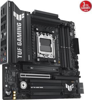 ASUS TUF GAMING B860-PLUS WIFI Intel B860 LGA1851 DDR5 8666 DP HDMI Type-C 3x M2 USB3.2 Gen 2x2 WiFi 7 + BT AURA RGB 2.5Gbit LAN ATX 12+1+2+1 Güç Aşam