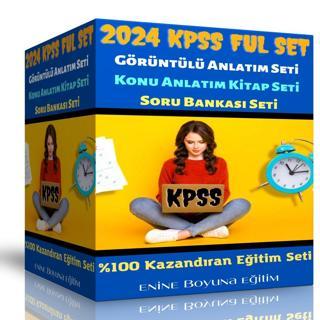 2024 Kpss Kazandıran Ful Set (7 Kitap + 180 Saat Anlatım) - Enine Boyuna Eğitim