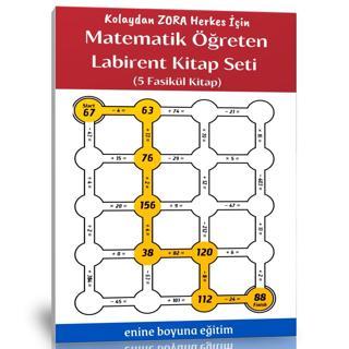 Matematik Öğreten Labirent Kitap Seti (5 Fasikül Kitap) - Enine Boyuna Eğitim - Enine Boyuna Eğitim