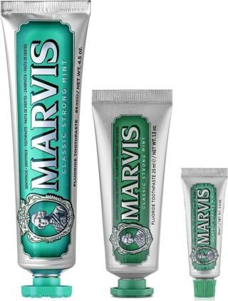 Marvis Classic Strong Mint Yoğun Naneli Diş Macunu 85 Ml + 25 Ml + 10 Ml 3 Lü Avantajlı Set