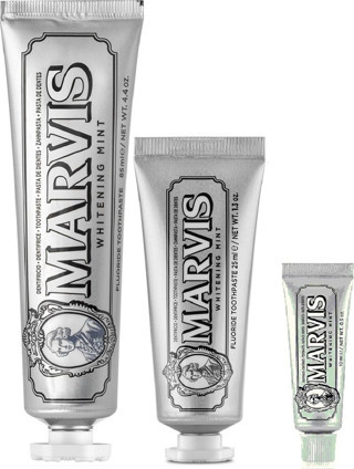 Marvis Whitening Mint Beyazlatıcı Diş Macunu 85 Ml + 25 Ml + 10 Ml 3 Lü Avantajlı Set