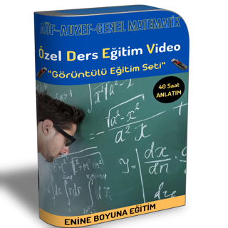 Enine Boyuna Aöf Genel Matematik Özel Ders Eğitim Video Seti - Enine Boyuna Eğitim - Enine Boyuna Eğitim