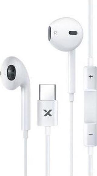 Syrox K20 Earbuds 1.20mt Type-C Kablolu Mikrofonlu Kulakiçi Kulaklık - Beyaz