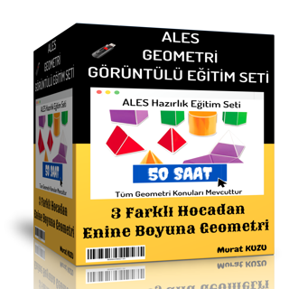 Ales Geometri Görüntülü Eğitim Seti (50 Saatlik Özel Anlatım) - Enine Boyuna Eğitim - Enine Boyuna Eğitim