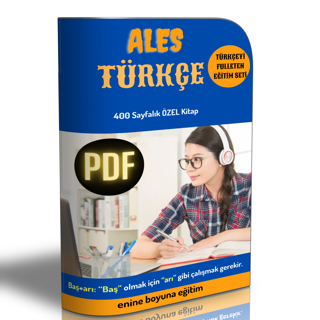 Ales Türkçe Hazırlık Kitabı (400 Sayfalık Pdf) - Enine Boyuna Eğitim - Enine Boyuna Eğitim