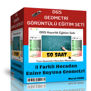 Dgs Geometri Görüntülü Eğitim Seti (50 Saatlik Özel Anlatım) - Enine Boyuna Eğitim - Enine Boyuna Eğitim