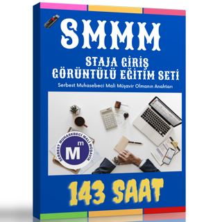 Smmm Staja Giriş Görüntülü Eğitim Seti (143 Saat) - Enine Boyuna Eğitim - Enine Boyuna Eğitim