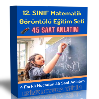 12. Sınıf Matematik Görüntülü Eğitim Seti (45 Saatlik Özel Anlatım) - Enine Boyuna Eğitim - Enine Boyuna Eğitim