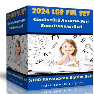 2024 Lgs Fulleten Eğitim Seti (42Saat Anlatım + Poster Ve Sarmal Deneme) - Enine Boyuna Eğitim - Enine Boyuna Eğitim
