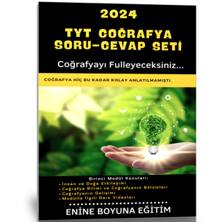 2024 Tyt Coğrafya Modül Kitap Seti - Enine Boyuna Eğitim - Enine Boyuna Eğitim