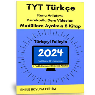2024 Tyt Türkçe Enine Boyuna Modül Kitap Seti - Enine Boyuna Eğitim - Enine Boyuna Eğitim