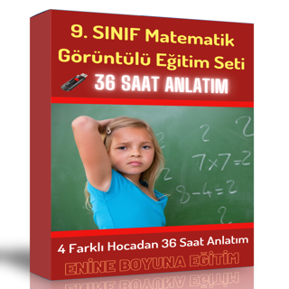 9. Sınıf Matematik Görüntülü Eğitim Seti (36 Saatlik Özel Anlatım) - Enine Boyuna Eğitim - Enine Boyuna Eğitim