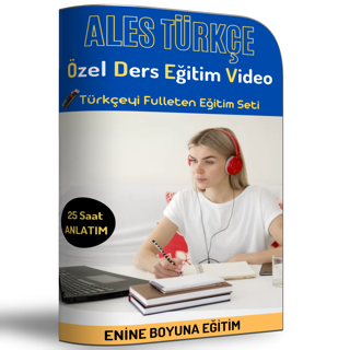 Ales Türkçe Özel Ders Eğitim Video Seti - Enine Boyuna Eğitim - Enine Boyuna Eğitim