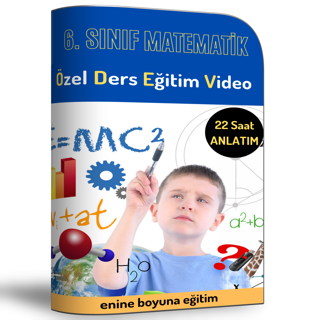 İlköğretim 6. Sınıf Matematik Özel Ders Eğitim Videoları (Ödev) - Enine Boyuna Eğitim - Enine Boyuna Eğitim