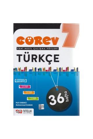 Nitelik 7. Sınıf Türkçe Görev Yeni Nesil Çalışma Föyleri -  - Nitelik Yayınları