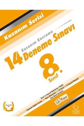 8.Sınıf Lgs Kazanım Kavrama 14 Deneme Sınavı - Palme Yayınları