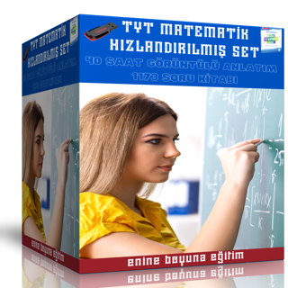 Tyt Matematik Hızlandırılmış Set (1173 Soru – 40 Saat Anlatım) - Enine Boyuna Eğitim - Enine Boyuna Eğitim