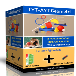 Tyt-Ayt Geometri Fulleten Eğitim Paketi - Enine Boyuna Eğitim - Enine Boyuna Eğitim
