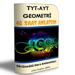 Tyt-Ayt Geometri Görüntülü Eğitim Seti (46 Saat Anlatım) - Enine Boyuna Eğitim - Enine Boyuna Eğitim