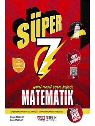 Nitelik 7. Sınıf Yeni Nesil Süper Matematik Soru Kitabı