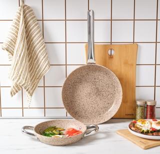 Karaca Biogranit Nare Tava - Sahan Set Wood