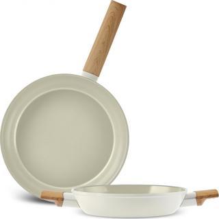 Karaca Swiss Crystal Almond Cream İndüksiyon Tabanlı Tava Sahan Set