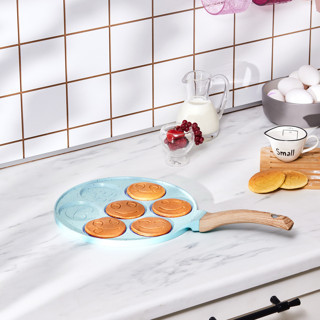 Karaca Mutfaksever Biogranit Smile Pankek Tava 26 Cm Mavi