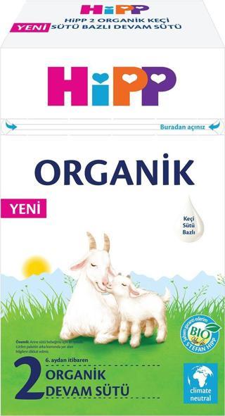 HiPP 2 Organik Keçi Sütü Bazlı Devam Sütü 400 gr