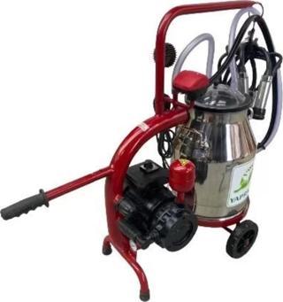 Bartech Yaprak Tekli İnek Süt Sağım Makinesı C30 Krom Güğüm Kuru 30lt