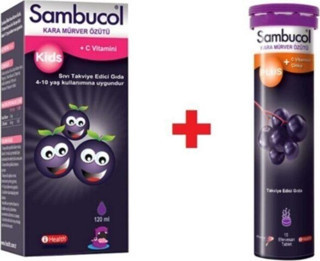 Sambucol Kids Likit 120 Ml+ Plus Efervesan 15 Tablet