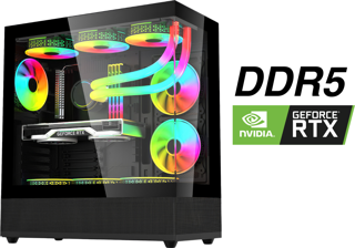 NextGen R5-D i5 14400F 32GB DDR5 1TB M.2 NVMe RTX 4060Ti 8GB 240mm Sıvı Soğutma Oyuncu Masaüstü Bilgisayarı 