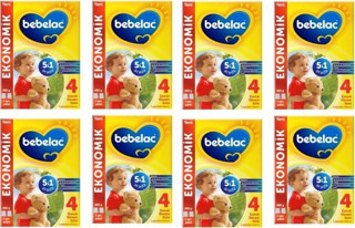 Bebelac 4 Numara Çocuk Devam Sütü 1 Yaşından Itibaren 800Grx8 Adet