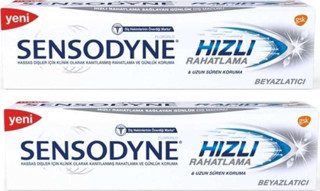 Sensodyne Hızlı Rahatlama Beyazlatıcı Diş Macunu 75 Ml X 2 Adet